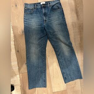 Madewell straight leg Jeans in medium Blue